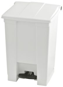 Step-On container 45 liter, Rubbermaid, wit