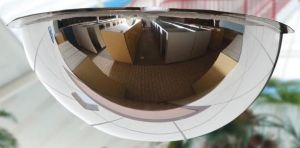Vandaalbestendige Kogelspiegel 180 graden (Polycarbonaat)