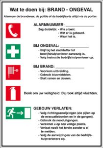 Wat te doen bij: Brand - Ongeval