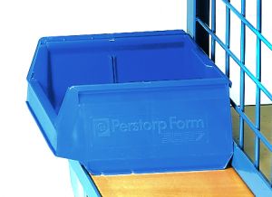 Magazijnbakken  300 x 230 x 150 mm, blauw