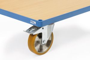 Wielen met polyuretaan banden, 160 x 50 mm, meerprijs
