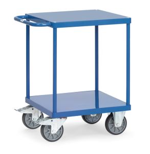 Tafelwagen 2496B met laadvlak van staalplaat, laadvlak 600x600 mm
