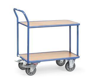 Tafelwagen 2600 met 2 etages, laadvlak 850x500 mm