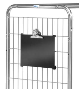 Krijtbord 330 mm breed voor orderpickkar