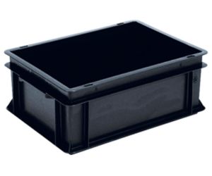 ESD RAKO bak, 400x300x170, zwart