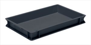 ESD RAKO bak, 600x400x75, zwart