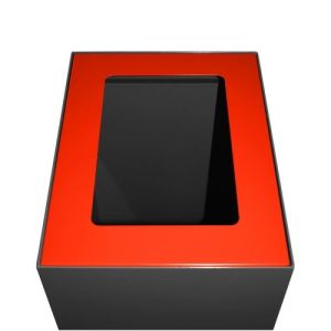 Top modulaire afvalscheidingsunit 60 ltr rood