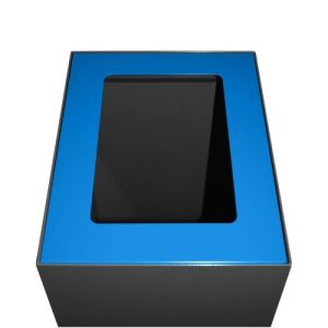 Top modulaire afvalscheidingsunit 60 ltr blauw