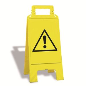 Waarschuwingsbord (geel)