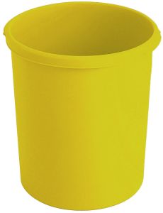 Kunststof papierbak, 30 liter, geel