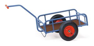 Handtrekwagen 4104V met 2 massief rubberen wielen, laadvlak 845 x 545 mm