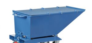 Klapbare deksel, aan 2 zijden te openen voor bakwagen 4701, blauw