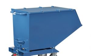 Klapbare deksel, aan 2 zijden te openen voor bakwagen 4702, blauw