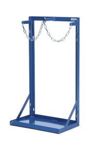 Gasflessenstandaard 51150 met veiligheidsketting (voor 2 flessen 40 - 50 liter)