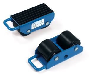 Transportroller 6943 tot 2500 kg met 2 assen en 2 rollen
