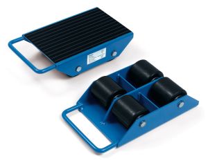 Transportrollers 6944 tot 3000 kg met 2 assen en 4 rollen