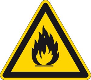 Ontvlambare stoffen of hoge temperaturen