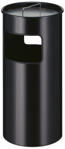 As-papierbak 50 liter, zwart