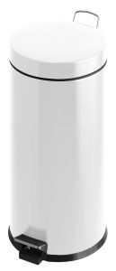 Pedaalemmer 30 liter, mat RVS