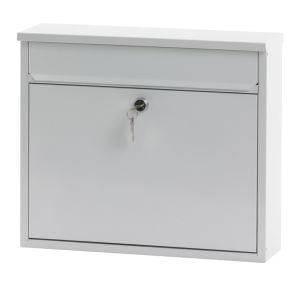 Wandbrievenbus, h 31,5 cm, wit
