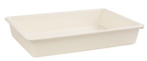 Slagerijbak 49 cm, wit