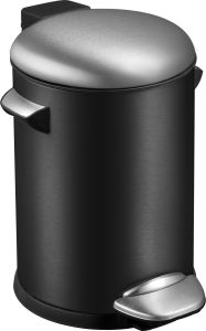 Pedaalemmer Belle Deluxe 3 liter, EKO, zwart, mat RVS