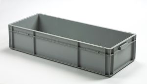 Kunststof bak, 1000x400x214 mm, grijs