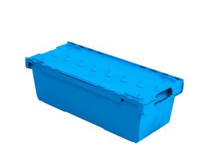 Nestbare kunststof bak met deksel,  1160x480x360 mm