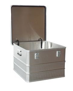 Aluminium transportkist premium plus 115 liter, 553x553x382 mm