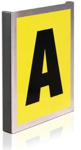 Aluminium gangpadbord - magnetisch, 260x167 mm
