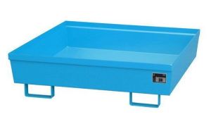 Nestbare stalen lekbak 1200x1200x335 mm-blauw