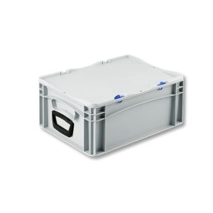 Euro-basic kunststof koffer met 2 handgrepen, 400 x 300 x 185 mm, 16 liter