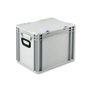 Euro-basic kunststof koffer met 2 handgrepen, 400 x 300 x 335 mm, 30 liter