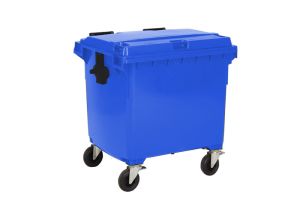 Container 1000 liter, blauw