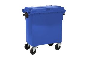 Container 770 liter, blauw
