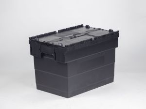 Distributiebak 600x400x320 mm, zwart