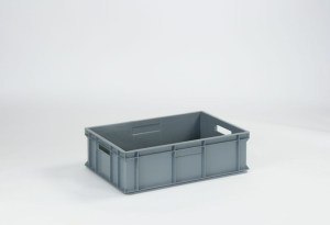 Classic stapelbare transportbak 600x400x170 mm open grepen
