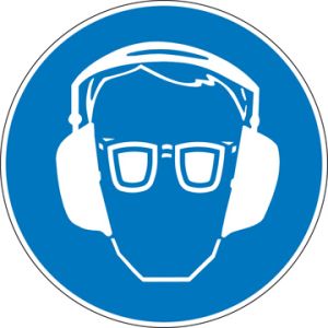 Oog- en gehoorbescherming verplicht