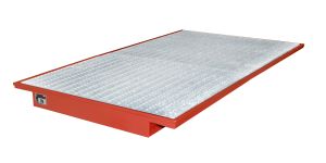 Hangopvangbak EHW-2200 voor stellingen van 2200 mm-rood 