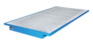 Hangopvangbak EHW-2700 voor stellingen van 2700 mm-blauw 