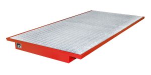 Hangopvangbak EHW-2700 voor stellingen van 2700 mm-rood 