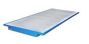 Hangopvangbak EHW-3300 voor stellingen van 3300 mm-blauw 