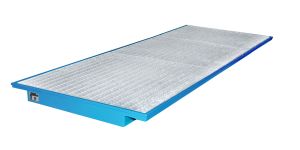 Hangopvangbak EHW-3600 voor stellingen van 3600 mm-blauw 