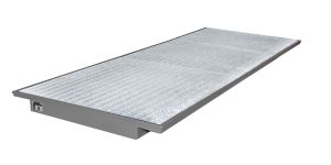 Hangopvangbak EHW-3600 voor stellingen van 3600 mm-grijs 