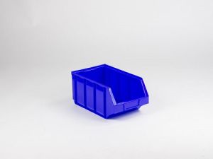 Stapelbare magazijnbak 12 liter, 345/300x205x164mm, blauw
