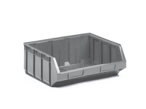  Stapelbare magazijnbak 23 liter, 345/300x406x164mm, grijs