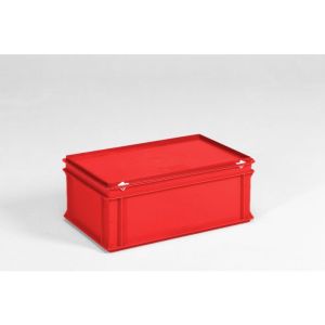 Kunststof RAKO kist, 600x400x235 mm, rood