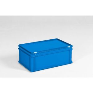 Kunststof RAKO kist, 600x400x235 mm, blauw