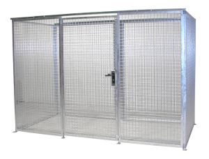 Gasflessenopslag voor buiten - 3100x1500x2060 mm 