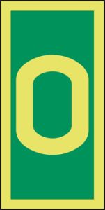 Niveau-aanduiding 0 75 x 150 mm